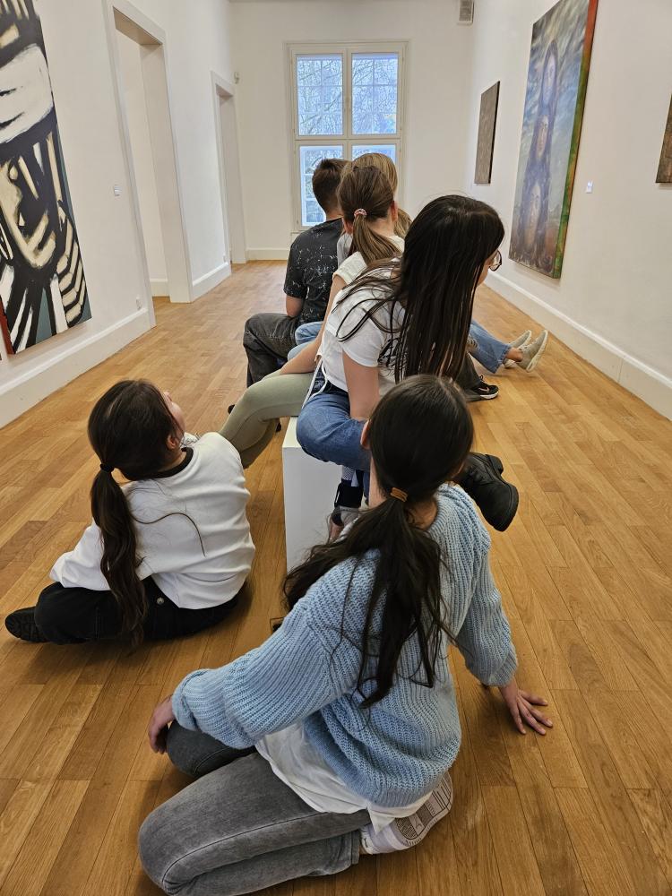 Zu Besuch: Kunst-AG des Willms-Gymnasiums